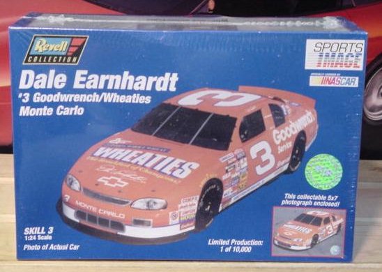 # 3 Wheaties Dale Earnhardt Revell Racing Reflections Kit Sealed
